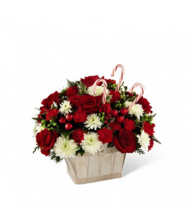 The FTD Candy Cane Lane Bouquet The FTD Candy Cane Lane Bouquet